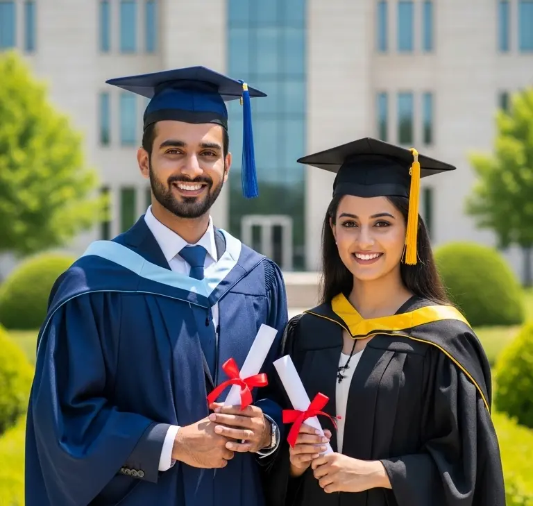 Pakistani students preparing to study abroad